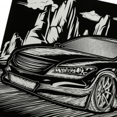 Гравюра «Мерседес» - Фото 3