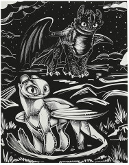 Гравюра «Драконы» - Фото 2