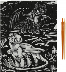 Гравюра «Драконы» - Фото 1