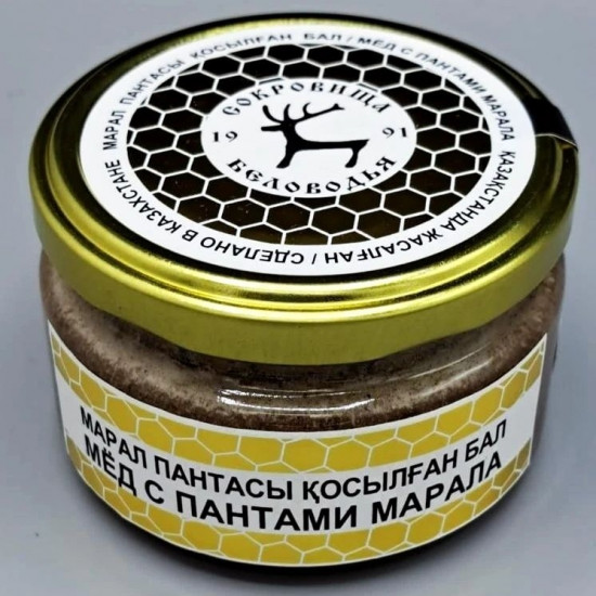 Мёд с пантами марала