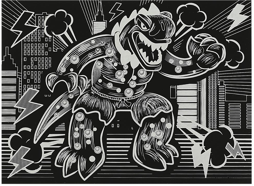 Гравюра «Диномонстр» | Multi Art | Фото 2