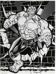 Гравюра  «Зелёный монстр-герой» - Фото 2