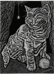 Гравюра «Кот» - Фото 2