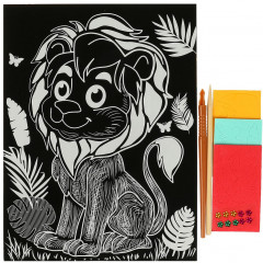 Гравюра с декорированием «Львёнок» - Фото 1