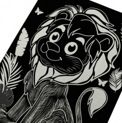 Гравюра с декорированием «Львёнок» - Фото 2