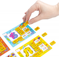 Лото развивающее «Слоги» - Фото 9