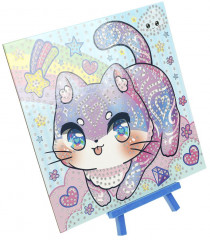 Мозаика алмазная «Радужный котик» - Фото 2