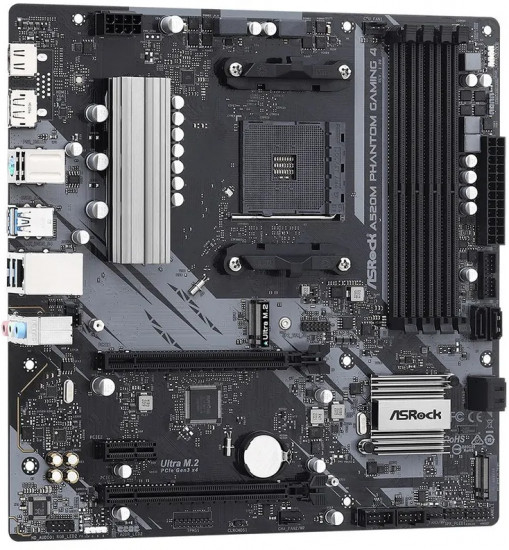 Материнская плата ASRock A520M Phantom Gaming 4
