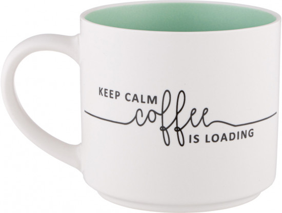Кружка «Keep calm coffee is loading»
