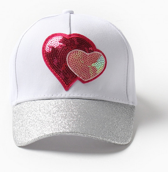 Кепка для девочек «Сердца»