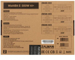 Блок питания Wattbit II 500W ZM500-XEII - Фото 7