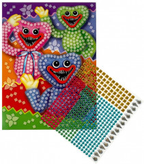 Мозаика кристальная «Зубастые монстрики» - Фото 1