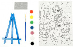 Холст по номерам «Снежная принцесса» - Фото 1