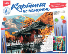 Картина по номерам «Тигр в тропиках» - Фото 2