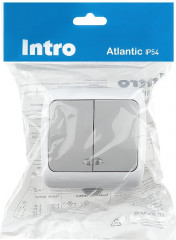 Выключатель двухклавишный с подсветкой - Фото 5