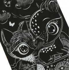 Гравюра «Оленёнок и лисёнок» - Фото 3