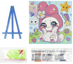 Мозаика алмазная «Кавайный зайка» - Фото 1