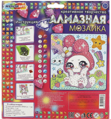 Мозаика алмазная «Кавайный зайка» - Фото 4