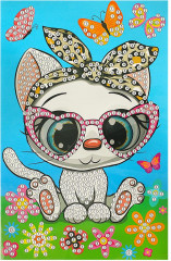 Мозаика-открытка алмазная «Кошечка» - Фото 2