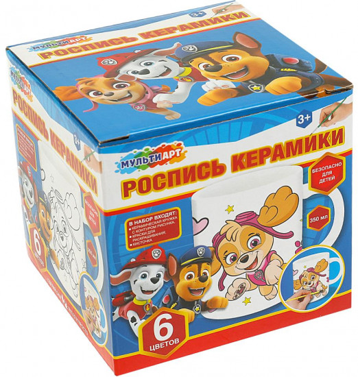 Кружка для росписи «Суперщенки»
