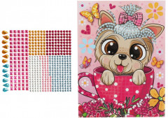 Мозаика кристальная «Собачка» - Фото 1