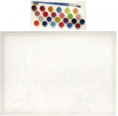 Картина по номерам «Лев» - Фото 1