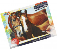 Картина по номерам «Милые лошади» - Фото 1