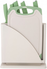 Набор ножей на подставке с разделочной доской - Фото 1