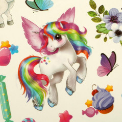 Переводные татуировки «Единороги» - Фото 2