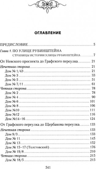 Улица Рубинштейна и вокруг неё