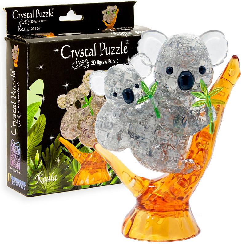 Пазл 3D «Коала с детенышем» | Crystal Puzzle | Фото 1