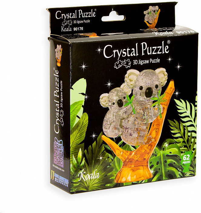 Пазл 3D «Коала с детенышем» | Crystal Puzzle | Фото 2
