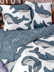Комплект постельного белья «Plush sharks» - Фото 4