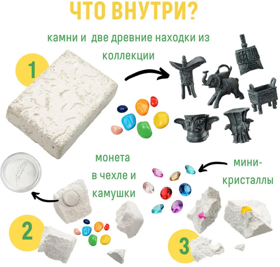 Набор с квестом 3 в 1 «Древние цивилизации» | Раскопки | Bumbaram | Фото 2