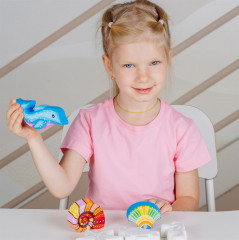 Фигурки из гипса для раскрашивания «Морские обитатели» - Фото 2