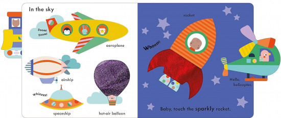 Baby Touch: Vehicles Tab Book
