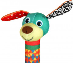 Игрушка-погремушка с пищалкой «Собачка» - Фото 3