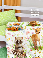 Комплект постельного белья «Лесные зверята» - Фото 3