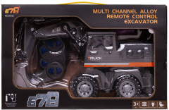 Машинка радиоуправляемая «Экскаватор на колесном ходу» - Фото 4
