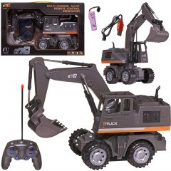 Машинка радиоуправляемая «Экскаватор на колесном ходу» - Фото 5