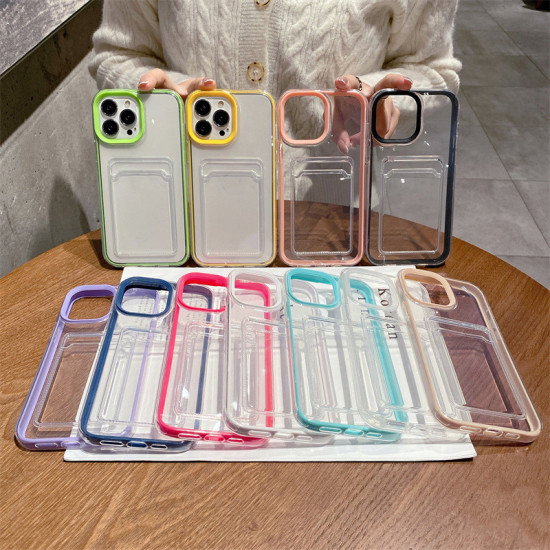 Чехол с цветными бортами IPhone 14 Pro Max