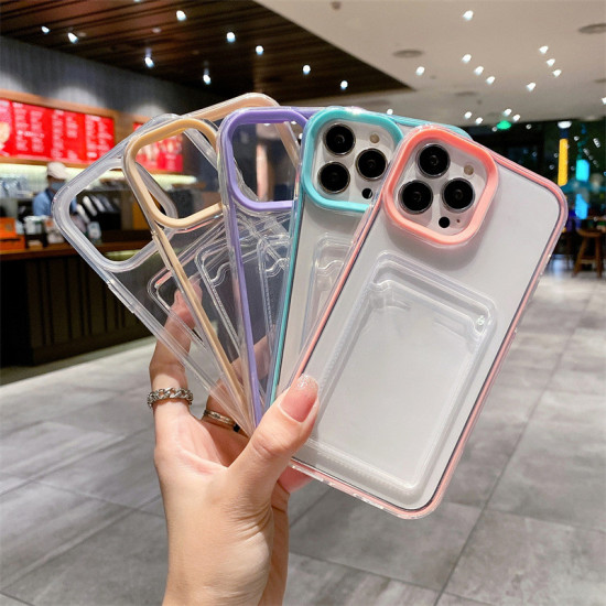 Чехол с цветными бортами IPhone 14 Pro Max