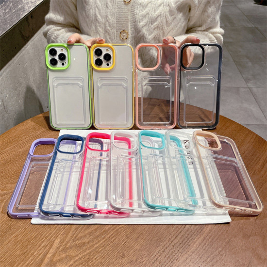 Чехол с цветными бортами IPhone 14 Pro Max