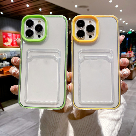Чехол с цветными бортами IPhone 15 Pro Мах