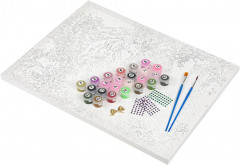 Картина по номерам с декором «Единороги» - Фото 1