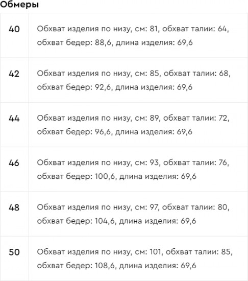 Юбка женская