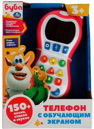 Телефон с обучающим экраном