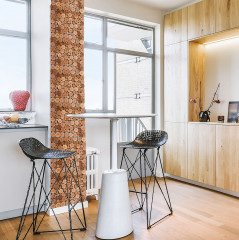 Стеновая панель из спилов березы - Фото 4