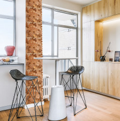 Стеновая панель из спилов березы - Фото 1