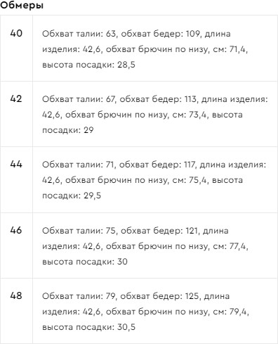 Шорты женские